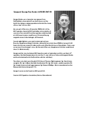 A preview of a PDF biography for Boden, George Rex